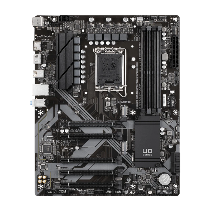 GIGABYTE Z790 AORUS ELITE rev. 1.0 ATX Motherboard, LGA1700, 4x DDR5 DIMM, PCIe 5.0, 4x M.2, DDR5 7600+, Wi-Fi 6E, 2.5Gb Ethernet, Z790-AORUS-ELITE