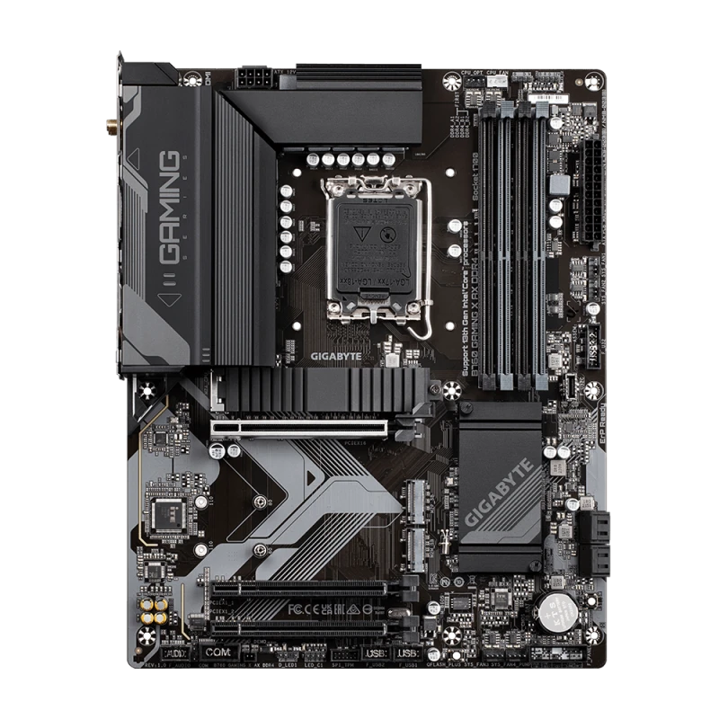 Gigabyte B760 Gaming X ATX Motherboard, Intel LGA1700, DDR5 4x DIMM up to 128GB, PCIe 4.0, 4x M.2 Slots, Intel B760 Chipset, Gaming