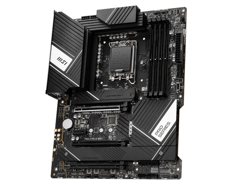 MSI PRO Z790‑A WIFI ATX Motherboard – LGA 1700, Intel Z790, DDR5 7200 (OC), PCIe 5.0 x16, 4×M.2, 6×SATA, 2.5 Gb LAN, Wi‑Fi 6E