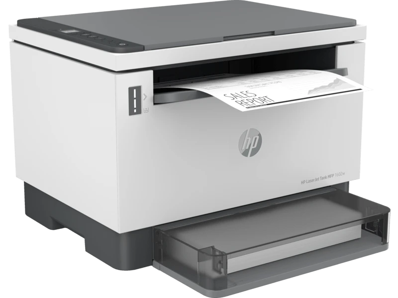 HP LaserJet Tank MFP 1602w Wireless Printer, Multifunction Print, Copy, Scan, Fast Monochrome Output, Wireless & USB Connectivity, 2R3E8A