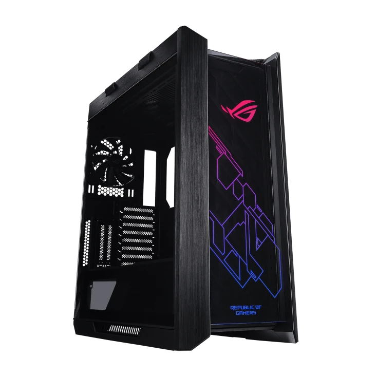 ASUS ROG Strix Helios GX601 RGB Gaming Case – Mid‑Tower E‑ATX, Tempered Glass, Aluminium Frame, GPU Braces, 420 mm Radiator, Aura Sync RGB