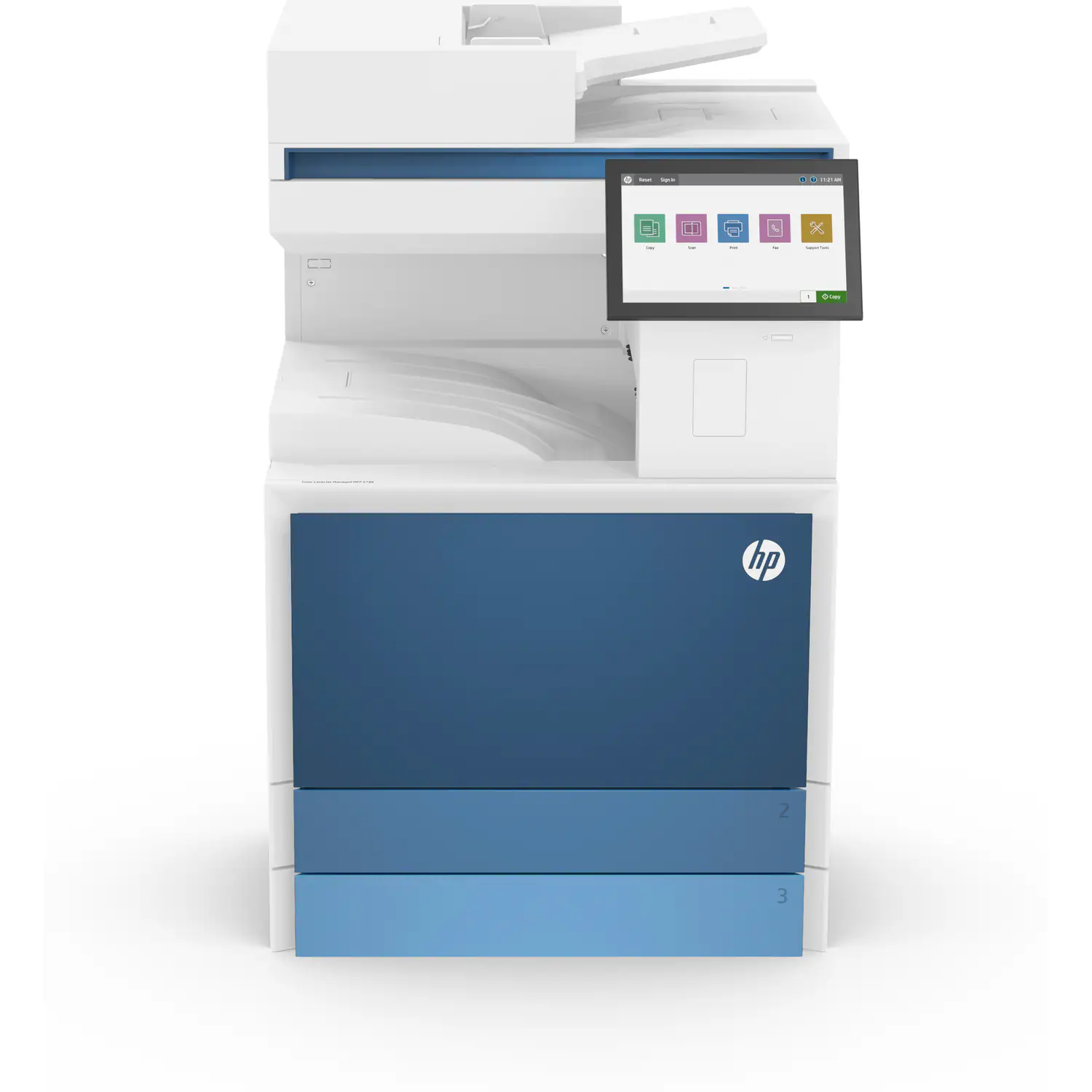 HP Color LaserJet Managed MFP E786DN, High-Speed Color Printer Copier Scanner Fax, Up to 30 ppm, Ethernet, Duplex, L0U87A