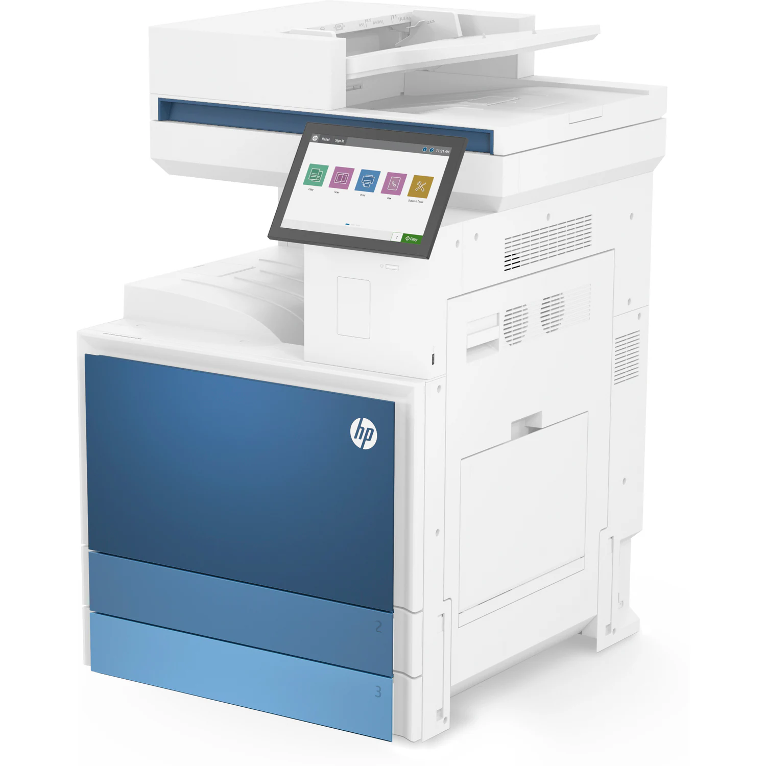 HP Color LaserJet Managed MFP E786DN, High-Speed Color Printer Copier Scanner Fax, Up to 30 ppm, Ethernet, Duplex, L0U87A
