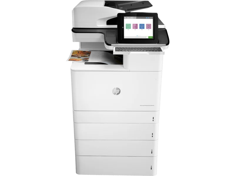 HP Color LaserJet Enterprise Flow MFP M776z A3 Laser Printer, Print Copy Scan Fax, Up to 46 ppm, 1200x1200 dpi, High Duty Cycle 3WT91A