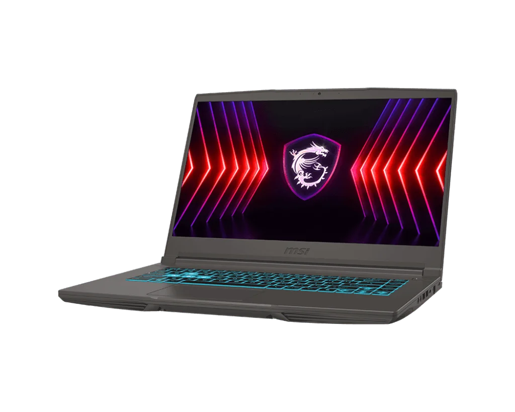 MSI Thin A15 Gaming Laptop, 15.6" FHD IPS 144Hz, AMD Ryzen 7 7735HS, 16GB RAM, 512GB SSD, NVIDIA RTX 4050 6GB, Win11 Home, Eng-Arab Keyboard, Gray | 9S7-16RK11-042