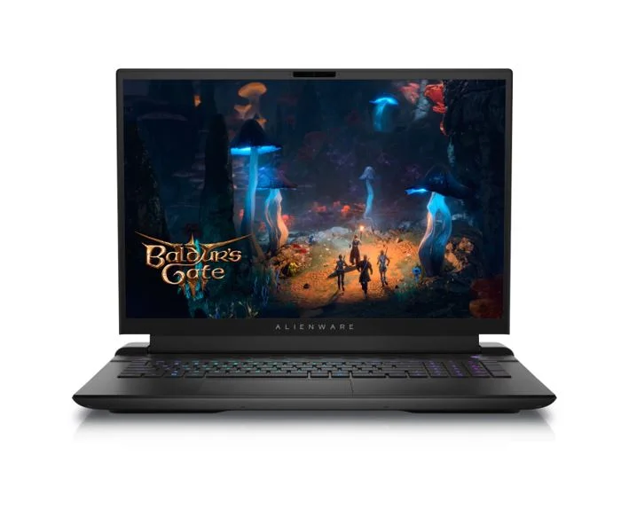 Dell Alienware M18 R2 Gaming Laptop, i7-14700HX, RTX 4070 8GB, 32GB RAM, 1TB SSD, 18" QHD+ 165Hz, Win11 Pro, English KB, Black | R2-ALN-CTO1-BLK