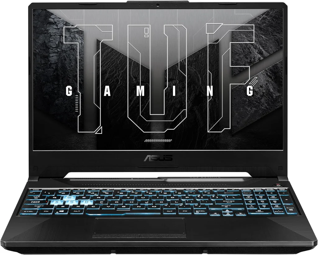 ASUS TUF A15 Gaming Laptop, Ryzen 7 7435HS, RTX 2050 4GB, 8GB RAM, 512GB SSD, 15.6" FHD 144Hz, Win11 Home, Eng-Arab KB – Black | FA506NFR-HN004W
