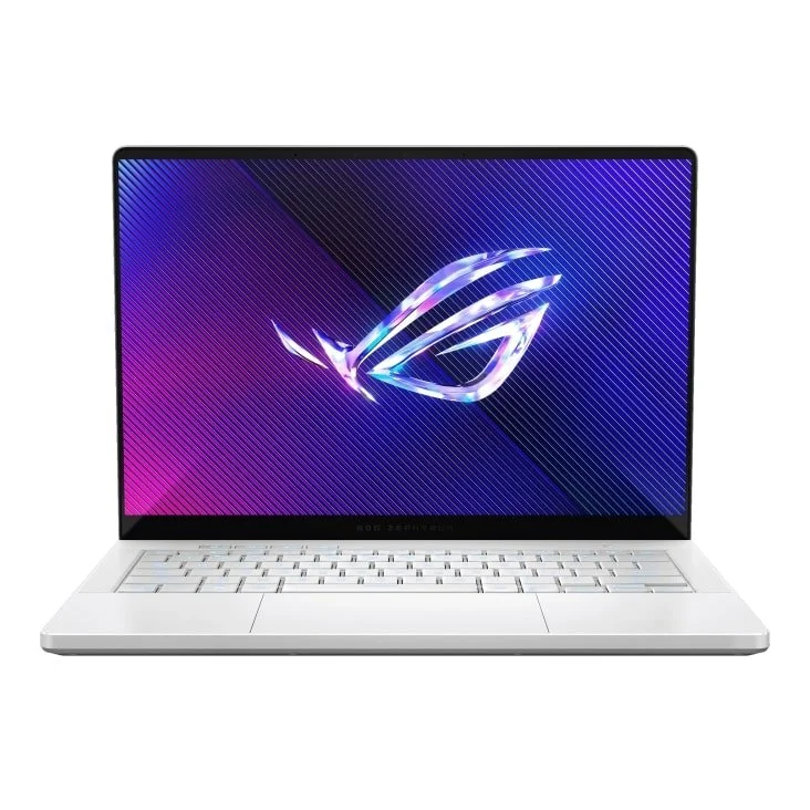ASUS ROG Zephyrus G14, Ryzen 9 8945HS, RTX 4060 8GB, 32GB RAM, 1TB SSD, 14" 3K OLED 120Hz, Win11 Home, Eng-Arab KB – White | GA403UV-OLED9132W