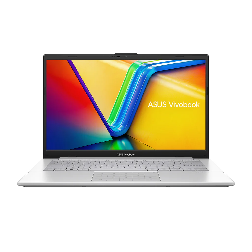 ASUS Vivobook Go 14 Laptop, 14.0" FHD Nano Edge Display, Intel Core i3-N305, 8GB DDR4 RAM, 512 GB SSD, Intel Iris Xe Graphics, ENG-ARB Keyboard, Windows 11, Silver | E1404GA-NK004W