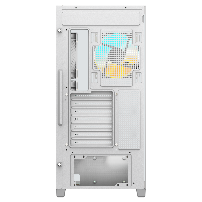 GIGABYTE C500 Panoramic Tempered Glass Front and Side Mid Tower Case Panels Pre-installed four ARGB fans | GB-C500PI ST