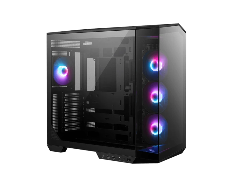 MSI MAG PANO 100R PZ ,  ATX and Micro-ATX PC Case, 360 mm radiator,  Pre-installed with 3 x 120 mm ARGB Reverse-blade fan | 306-7G26R21-HH9