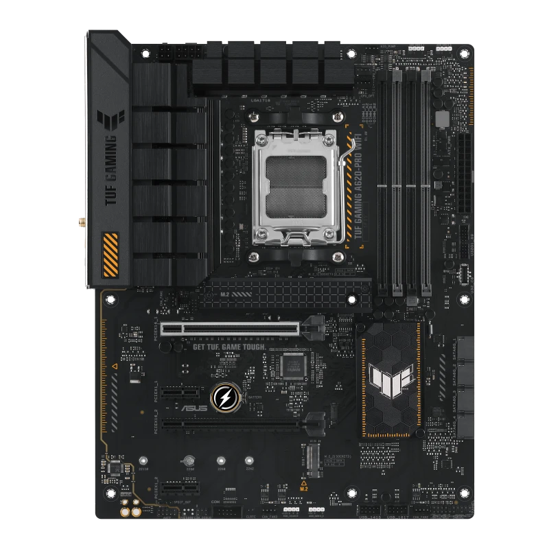 ASUS TUF GAMING A620-PRO WiFi ATX Motherboard, AMD AM5, DDR5 192GB, PCIe 4.0, Dual M.2 NVMe, 2.5Gb LAN, Wi-Fi 6, BIOS FlashBack| 90MB1FR0‑M0EAY0