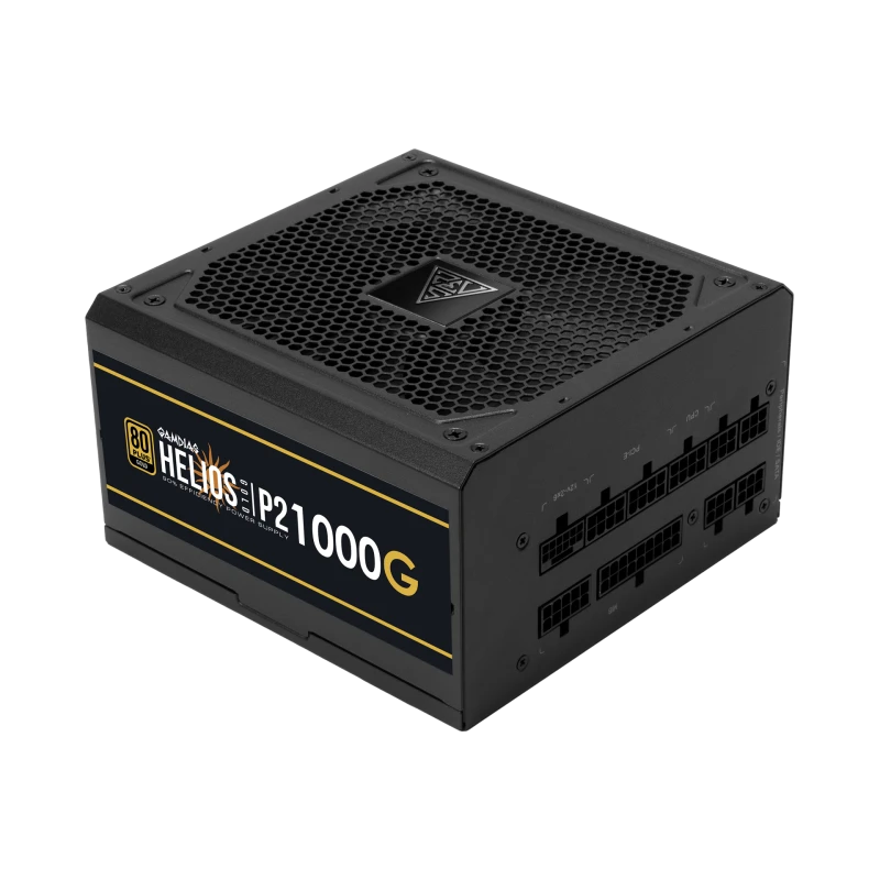 Gamdias HELIOS P2-1000G 1000W Power Supply, Fully Modular, 80 PLUS Gold Certified, ATX 3.0 Standard, PCIe Gen 5.0 Ready, Efficient Cooling, Reliable Performance