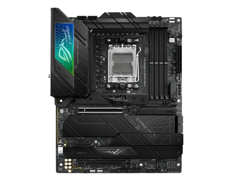 ASUS ROG STRIX X670E-F GAMING WiFi ATX Motherboard, AMD AM5, DDR5 192GB 8000+ MT/s, 4x M.2 Gen5, PCIe 5.0, Wi-Fi 6E, 90MB1BA0-M0EAY0