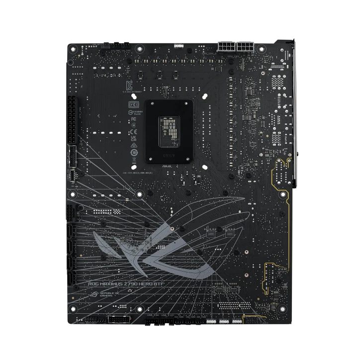 ASUS ROG MAXIMUS Z790 HERO BTF ATX Motherboard, Intel LGA1700, DDR5 192GB 8000+ MT/s OC, 5x M.2 Gen4, PCIe 5.0, Wi-Fi 6E, 90MB1H50-M0EAY0
