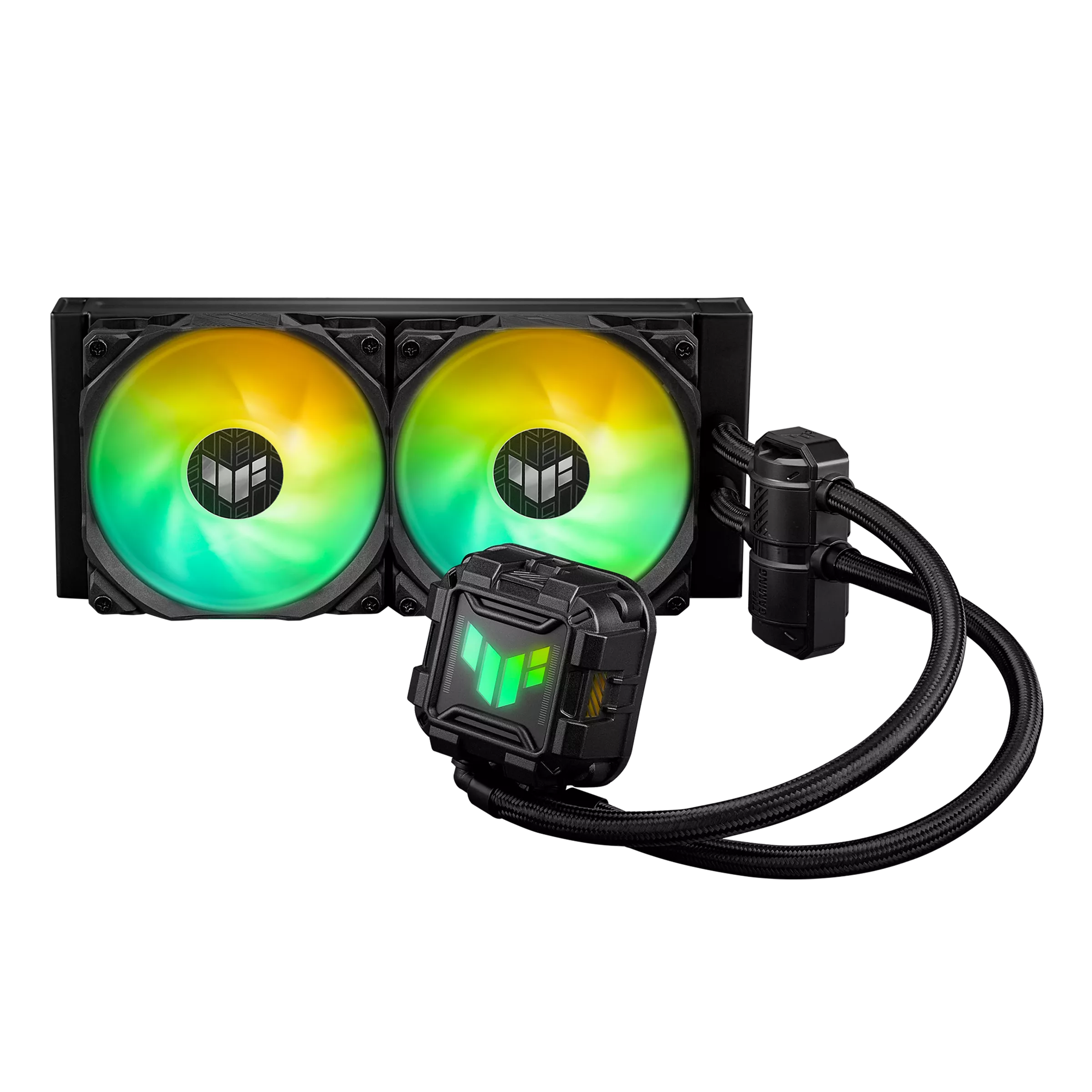 ASUS TUF Gaming LC II 240 ARGB Liquid CPU Cooler – Dual 120mm ARGB Fans, Aura Sync, Intel & AMD Support | 90RC00U1-M0UAY0