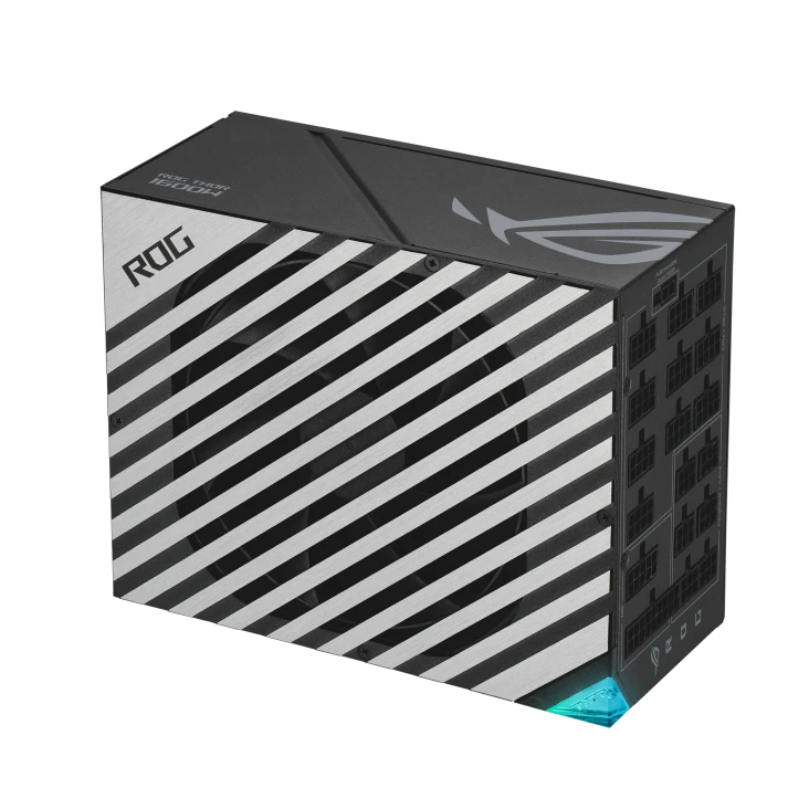 ASUS ROG Thor 1600T Power Supply, 1600W ATX 3.0, 80+ Titanium Certified, Fully Modular, PCIe 5.0 Ready, OLED Panel, ARGB | 90YE00K0-B0NA00