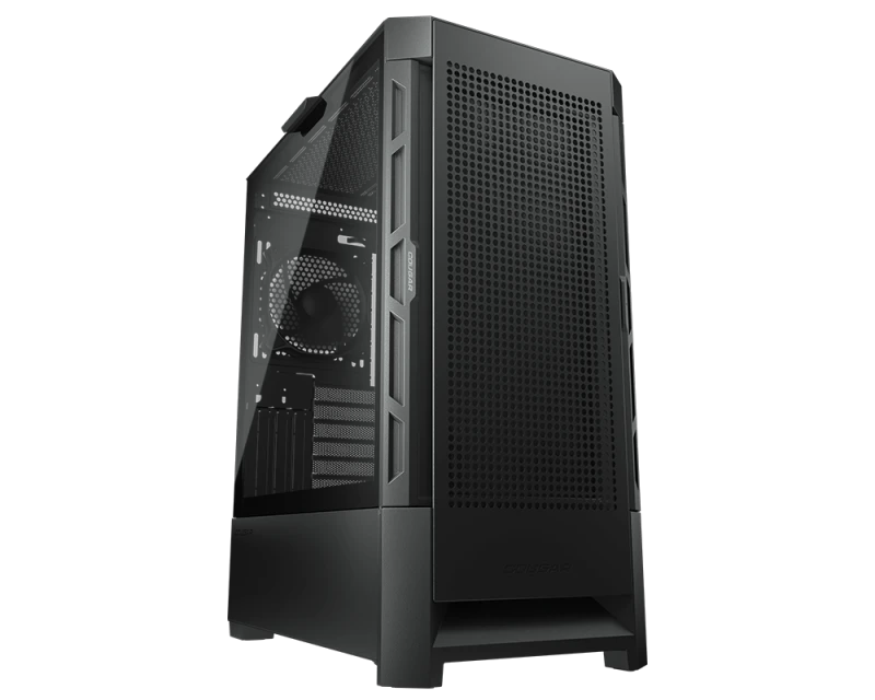 COUGAR Airface Mid Tower Case Black, 1 Pre-installed Fans | 385ZD10.0004