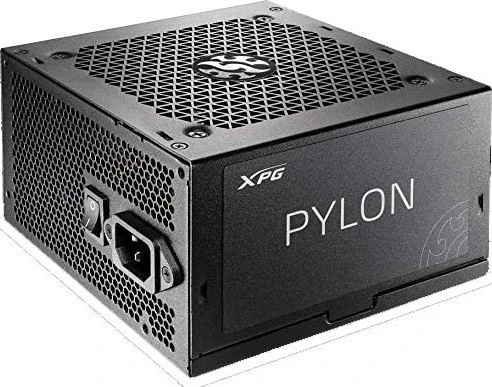 XPG PYLON 750W Power Supply, 80 PLUS Bronze Certified, Non-Modular, High-Quality 105°C Capacitors, Silent 120mm Fan | PYLON750B-BKCGB