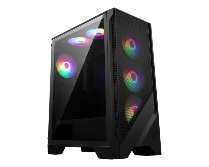 MSI MAG FORGE 120A AIRFLOW Mid Tower Case 3 x 120 mm RGB Fan Pre-installed | 306-7G23A21-809