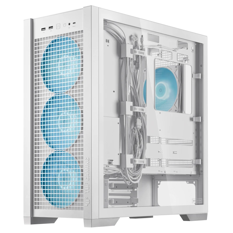 ASUS A23 PLUS micro-ATX Case, 360 mm radiators , Compatible with motherboards featuring hidden connectors | 90DC00K3-B19010