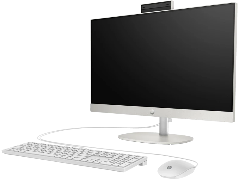 HP All-in-One 24 CR0123NH – Intel Core i5-1335U, 8GB RAM, 512GB SSD, 23.8" FHD Display, DOS, Shell White – AIO Desktop PC