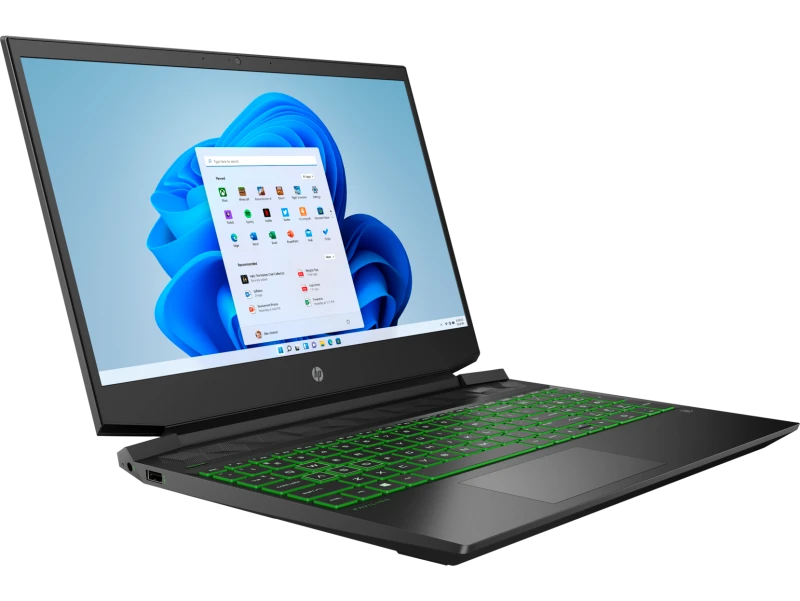 HP Pavilion Gaming  15-EC0010NR, AMD RYZEN 5 5600H, 8GB RAM, 512GB SSD, GTX1650 4GB, 15.6" 144Hz, Win 11 | 353L6UA