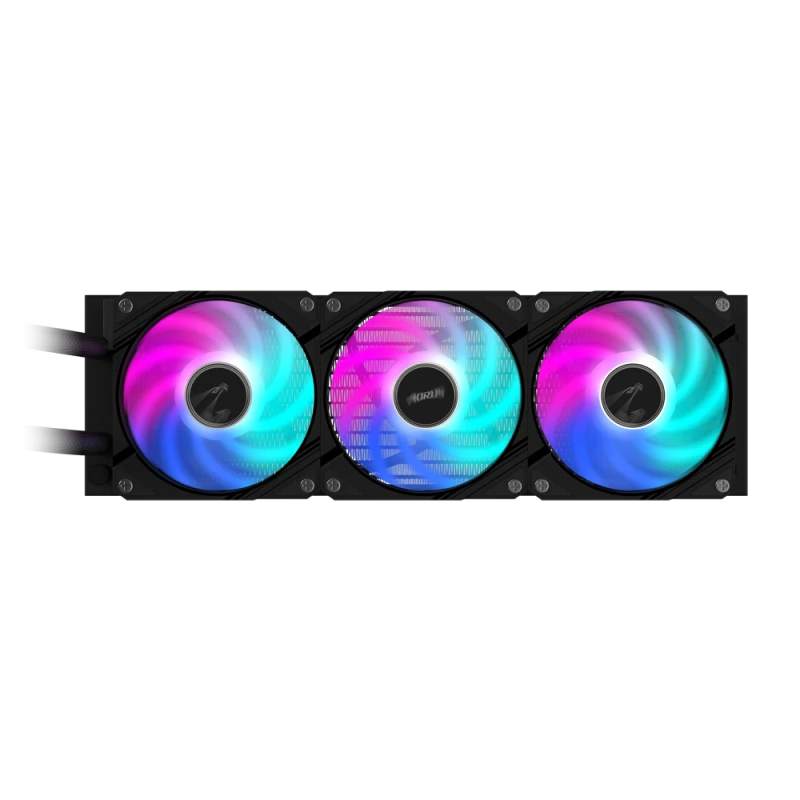 Gaming AIO Cooler Gigabyte AORUS WATERFORCE II 360 – 360 mm Radiator, ARGB, Fan EZ‑Chain, Rotatable Block, AM5 & LGA1851 Support