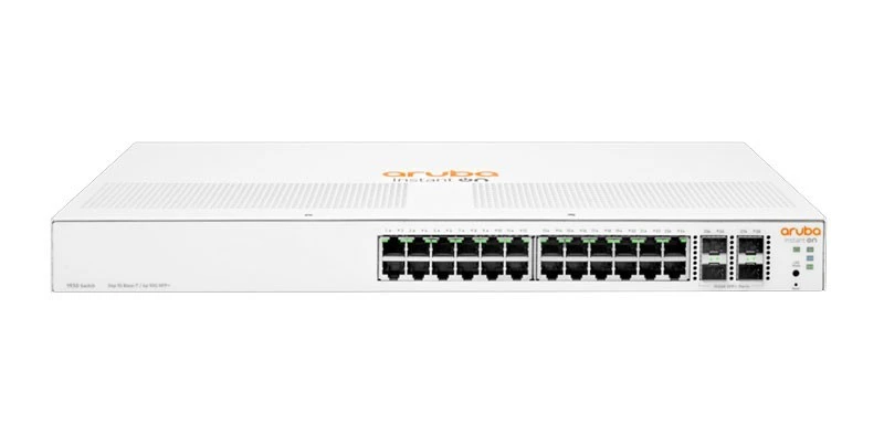 Aruba Instant On 1930 24 Gigabit copper ports 4 SFP+ 1/10GbE ports, Switch | JL682A