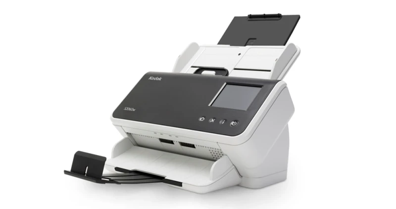 Kodak S2060w A4 Network Document Scanner – 60 ppm, 80-Sheet ADF, Wi‑Fi & Ethernet, USB 3.2, 600 dpi, Daily Duty 9,000 Pages/1015114