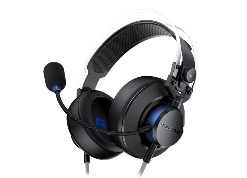 COUGAR VM410 PS Gaming Headset, 9.7mm microphone, compatible with phones, consoles, laptops, desktop