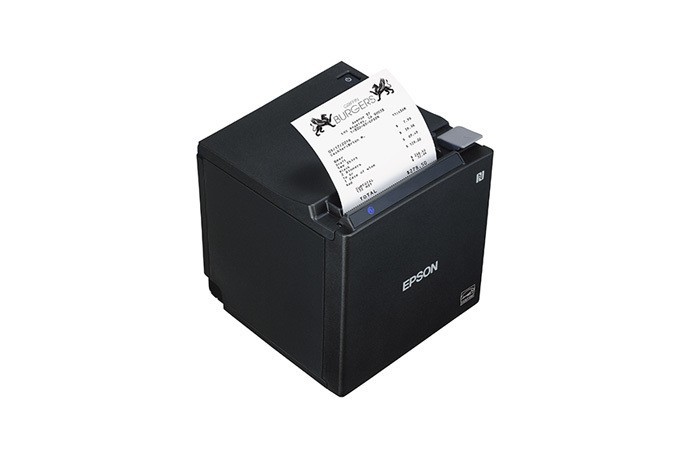 Epson TM-m30II POS Receipt Printer, Thermal, 250mm/sec, Compact, USB/Ethernet/Bluetooth, High-Speed Printing, Reliable for Retail & Hospitality