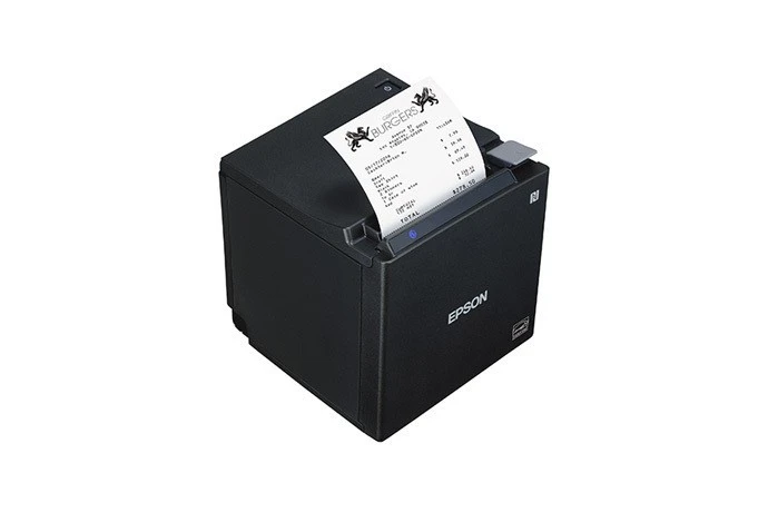 Epson TM-m30II POS Receipt Printer, Thermal, 250mm/sec, Compact, USB/Ethernet/Bluetooth, High-Speed Printing, Reliable for Retail & Hospitality