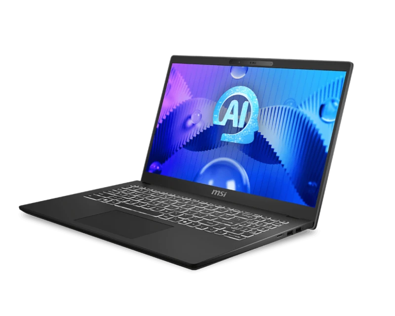 MSI MODERN 15 H AI - C1M  Intel Core Ultra 7 155H, 16GB RAM, 512GB SSD, 15.6 " FHD IPS, Intel Graphics, Win 11 Home, Eng-Arab Keyboard, Black | 9S7-15H551-033
