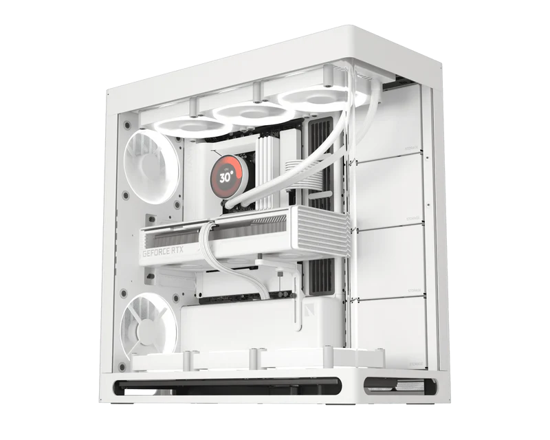 Gaming PC BattleStation by PC7 – Intel Ultra 7 265KF 3.9GHz, RTX 4070 12GB, 32GB DDR5 RGB RAM, 1TB NVMe SSD, RGB Liquid Cooling, Glass Case