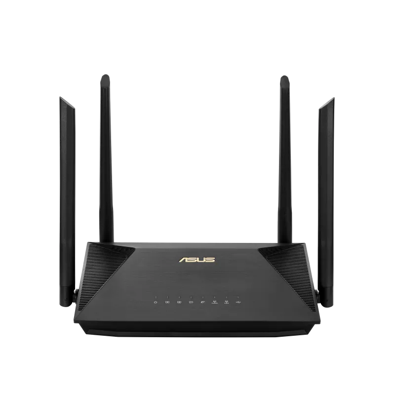 ASUS RT‑AX1800U Dual‑Band Wi‑Fi 6 (AX1800) Router, OFDMA & MU‑MIMO, 1×WAN + 3×LAN, USB 2.0, Beamforming, AiProtection, AX Performance