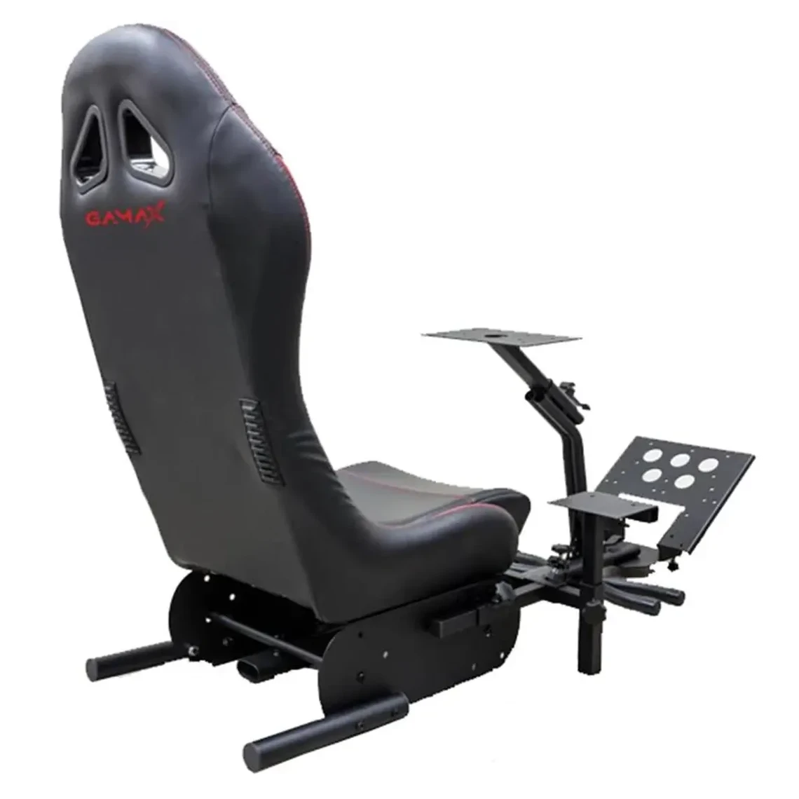 GAMAX Sporty Gaming Racing Seat – Red & Black