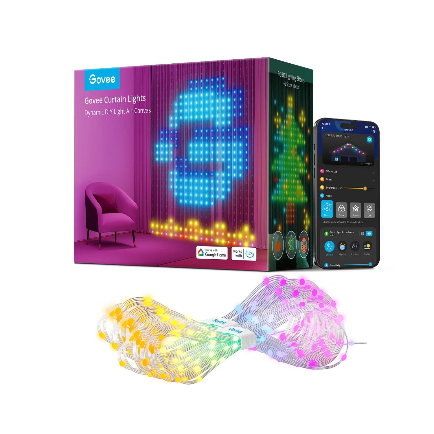 Govee Curtain Light 1.5m*2m