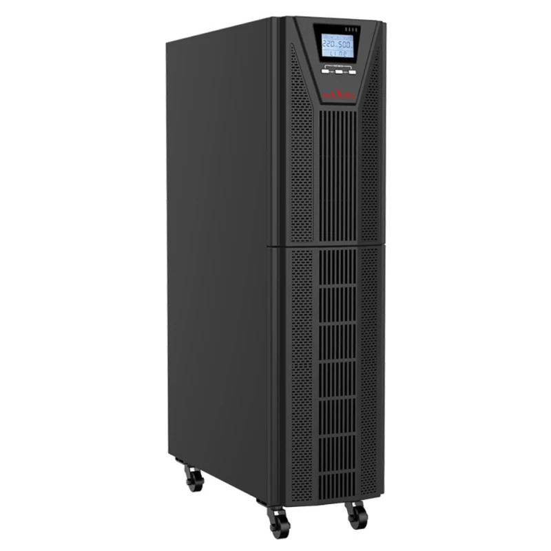 Power Maxma MU900HF G5, 6 kVA/6 kW, Online UPS, 110–288 V Wide Input, DSP 3-Level, LCD + LED, Rack/Tower Convertible, Black