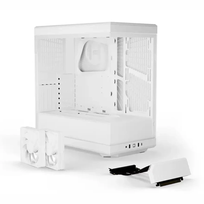 HYTE Y40 Modern Aesthetic Panoramic Mid-Tower ATX Gaming PC Case | CS-HYTE-Y40-WW