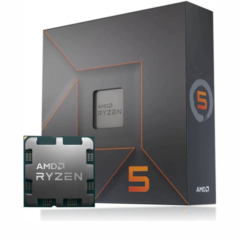 AMD Ryzen 5 7600X Processor, 6 Cores, 4.7GHz Up to 5.3GHz, 105W TDP, AM5 Socket, 12 Threads, 128GB Memory, 38MB Cache, PCIe 28/24