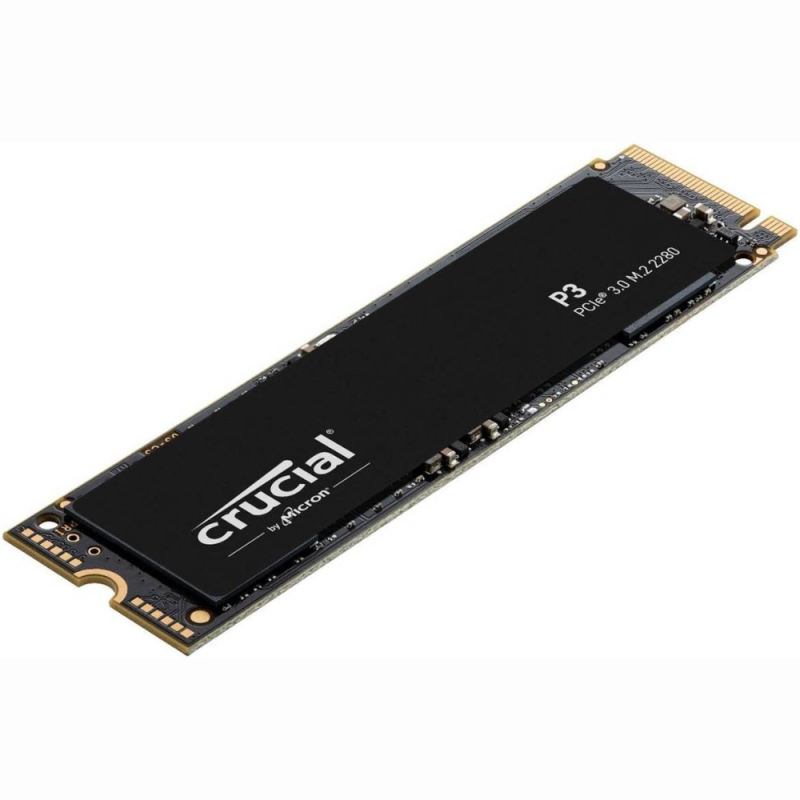 Crucial P3 1TB PCIe NVMe M.2 2280 Internal SSD, Up to 3500 MB/s Read, 3000 MB/s Write