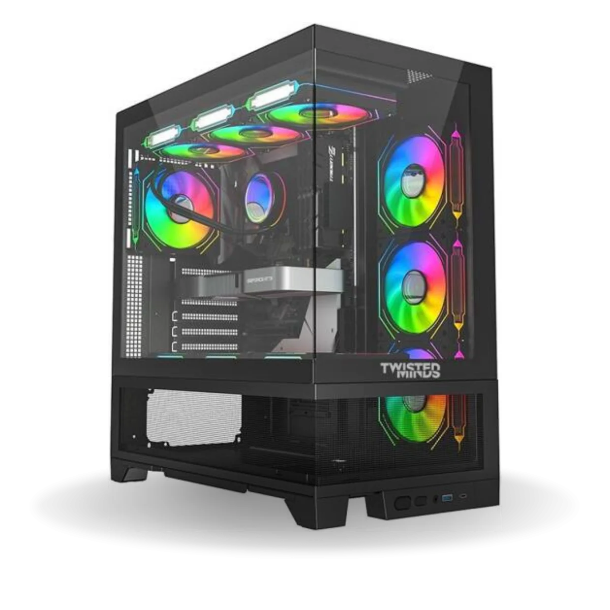 Gaming PC – Intel Core i9-13900KF, RTX 4060 OC 8GB, 32GB DDR5 6400MHz RGB, 2TB NVMe SSD, 360mm AIO Liquid Cooler, B760M, WiFi+BT, 750W PSU, RGB Case
