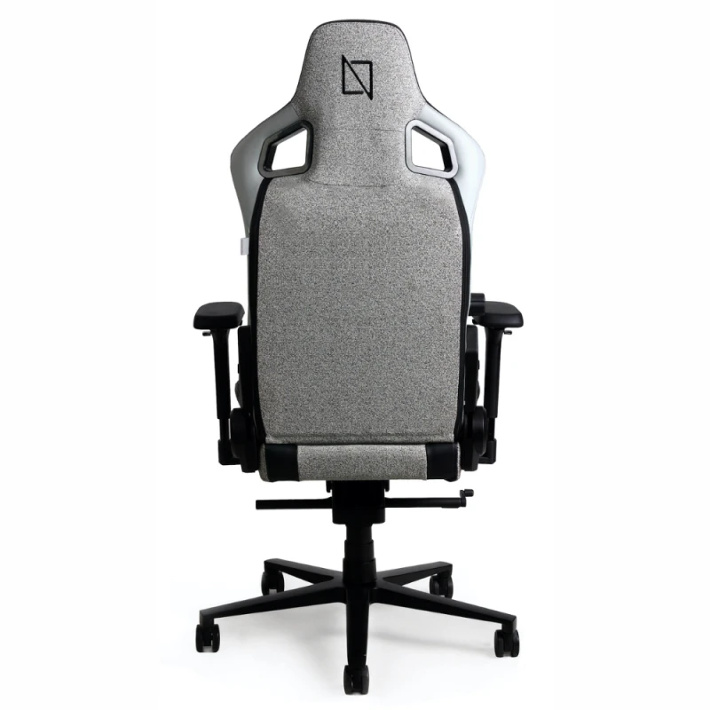 APEX AIR  Fusion Wave Gaming Chair, Memory Foam Pillows & Magnetic Headrest Built-in Adjustable Lumbar Support & 4D Armrests Premium Quality - Light Grey