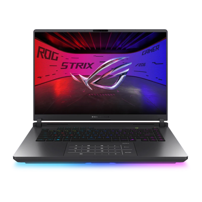 ASUS ROG Strix G16 Gaming Laptop, Intel Core Ultra 7 255HX, NVIDIA RTX 5060 8GB, 16GB RAM, 1TB SSD, 16" WQXGA 240Hz, Windows 11, Gray, English-Arabic Keyboard | G615LM-G1SU7161W