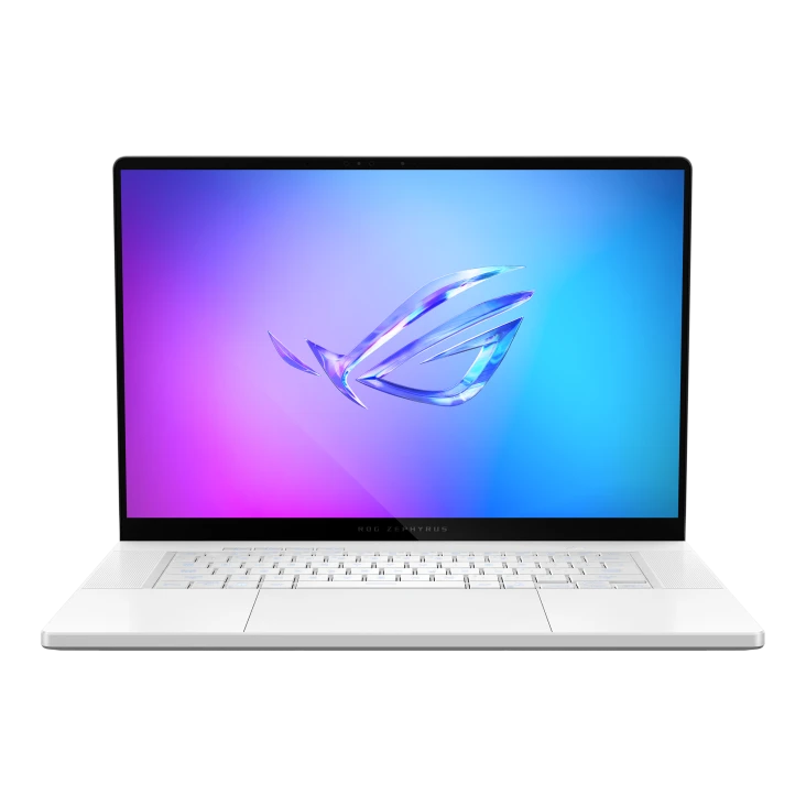 ASUS ROG Zephyrus G16 Gaming Laptop, Intel Core Ultra 9 285H, RTX 5070 Ti 12GB, 64GB RAM, 1TB SSD, 16" OLED 240Hz, Win11, White, Eng-Arabic KB, ROG Sleeve | GU605CR-QR216W