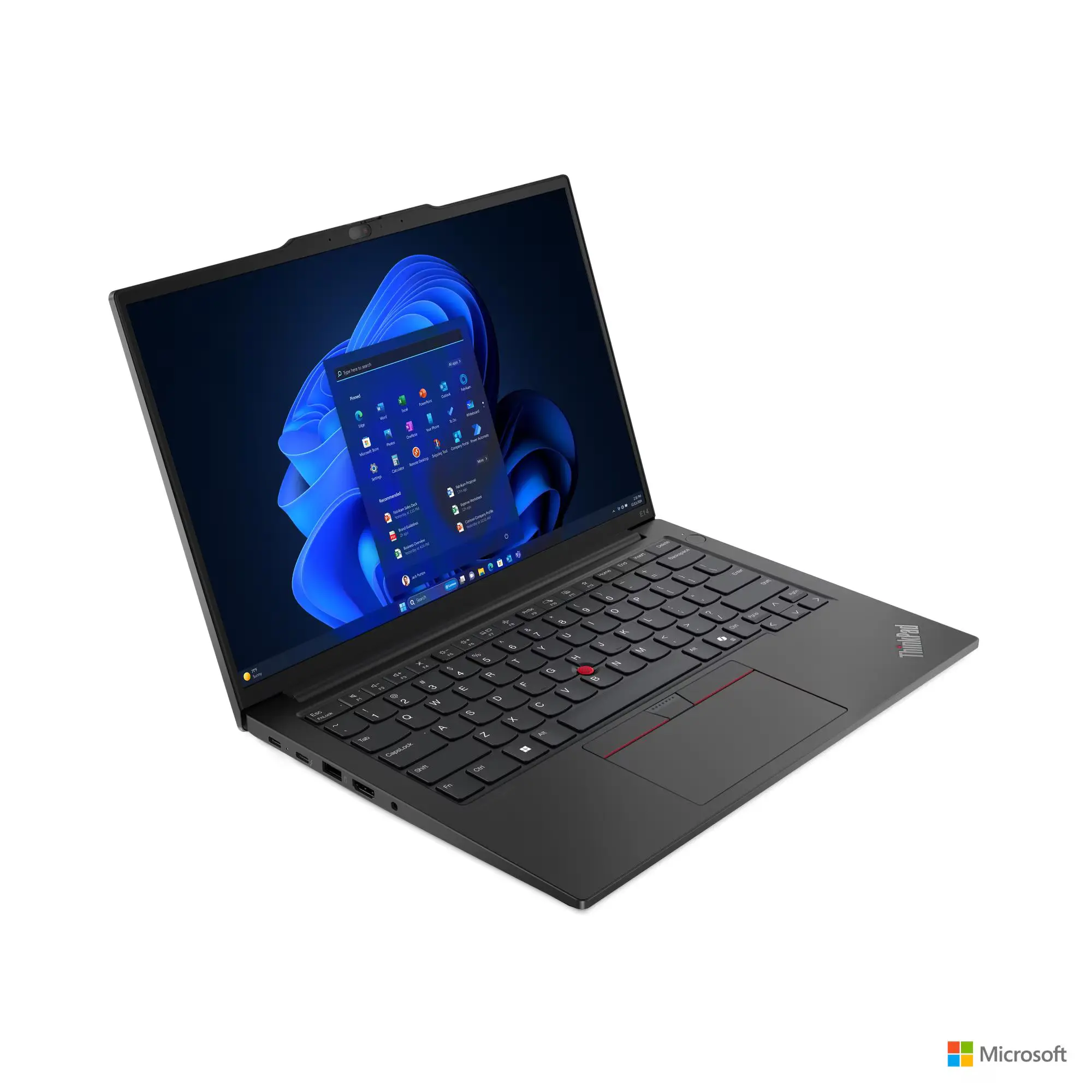 Lenovo ThinkPad E14 Gen 5 Laptop, 14" WUXGA IPS Display, Intel Core i7-1355U, 8GB RAM, 512GB SSD, Intel Iris Xe Graphics, English-Arabic Keyboard, Windows 11 Pro, Graphite Black | 21JK001UGR