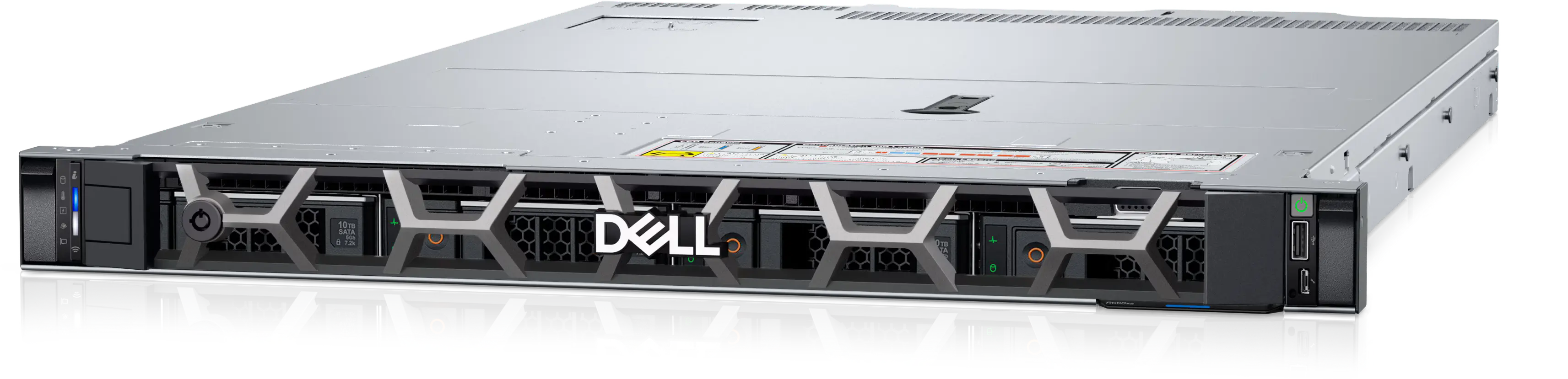 Dell PowerEdge R660xs Rack Server,  Intel Xeon Silver 4410Y, 16GB RDIMM, 5600MT/s, 1 x 2.4TB Hard Drive SAS ISE 12Gbps 10K, Dual 700w PSU,