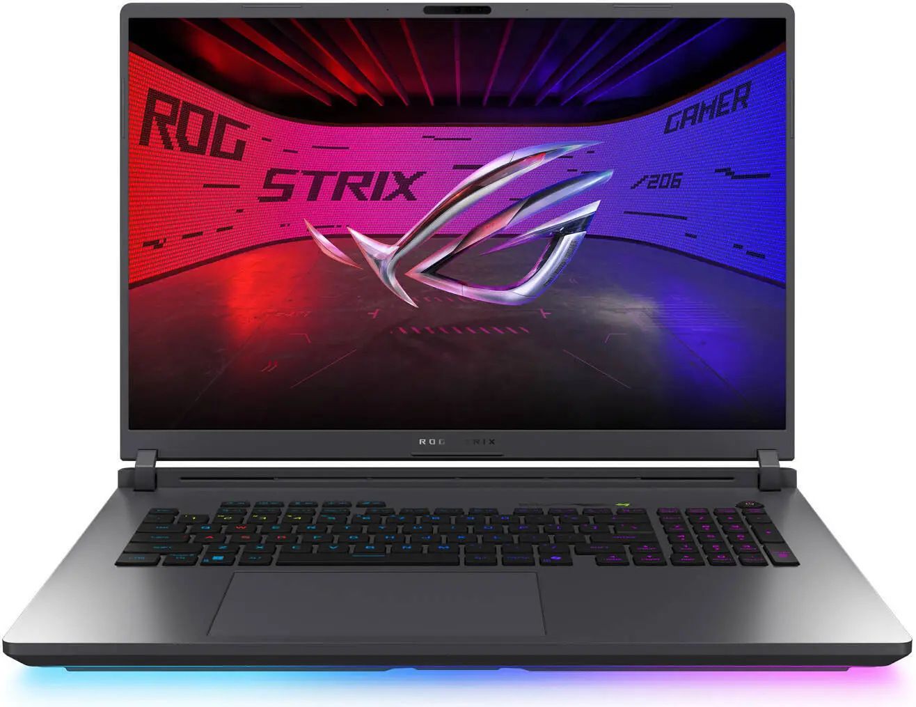 ASUS ROG Strix G18 Gaming Laptop, Intel Core i9-14900HX, NVIDIA RTX 5070 8GB, 32GB RAM, 1TB SSD, 18" WQXGA 240Hz, Win11 Home, Eng-Arabic Keyboard, Gray | G815JPR-G91621W