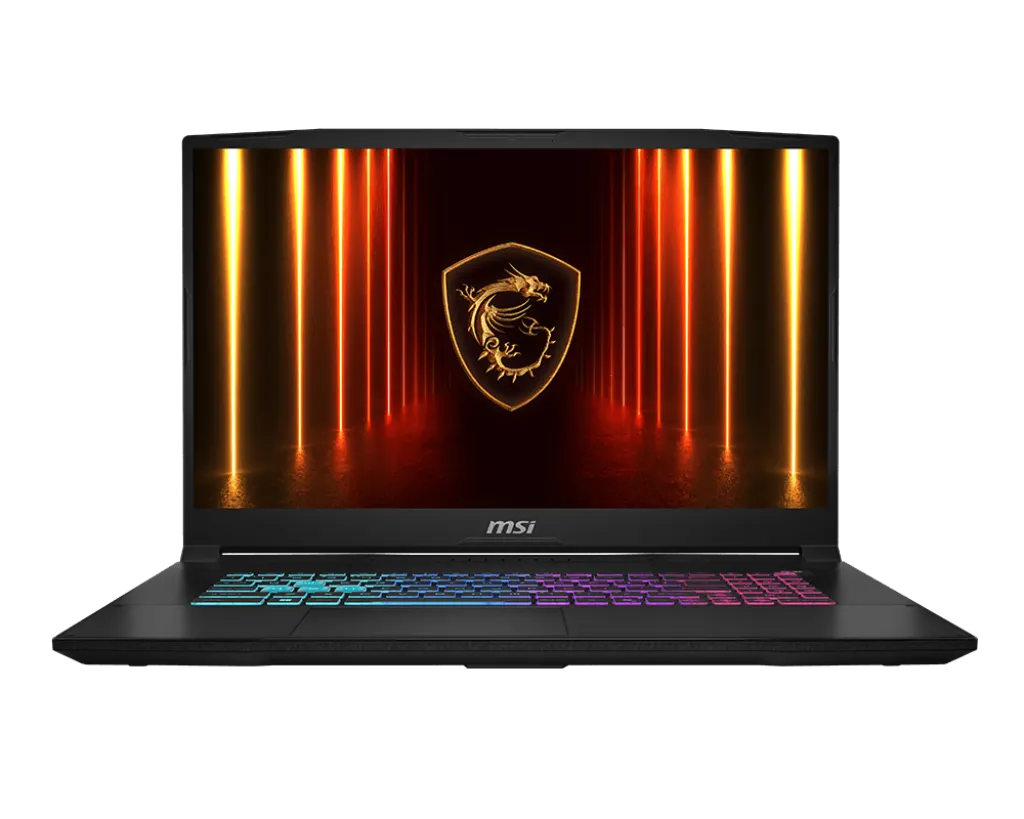 MSI Katana 17 HX B14WGK Gaming Laptop, Intel Core i9-14900HX, NVIDIA RTX 5070 8GB, 32GB RAM, 1TB SSD, 17.3" QHD 240Hz, Windows 11, Eng-Arabic Keyboard, Black, 9S7-17L791-071